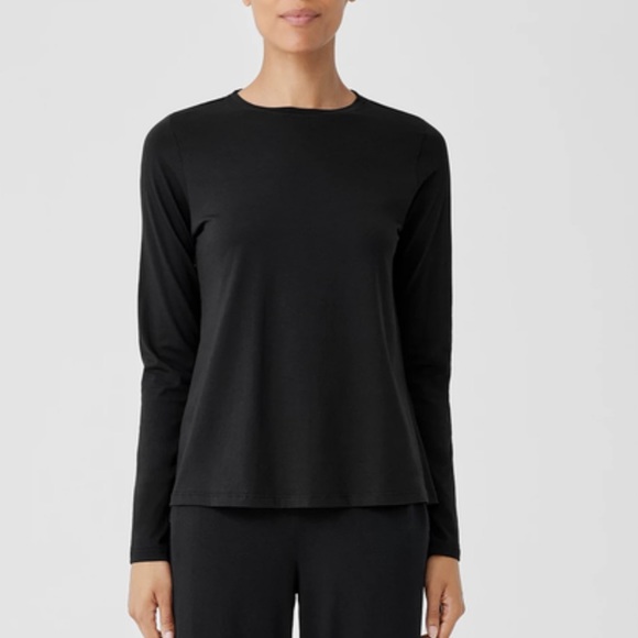 Eileen Fisher Long Sleeve Tee NWOT Women’s M - Picture 11 of 17